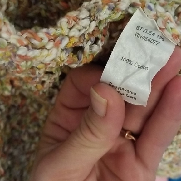 Crochet Style Boho Summer Sweater by CAbi - Picture 7 of 7